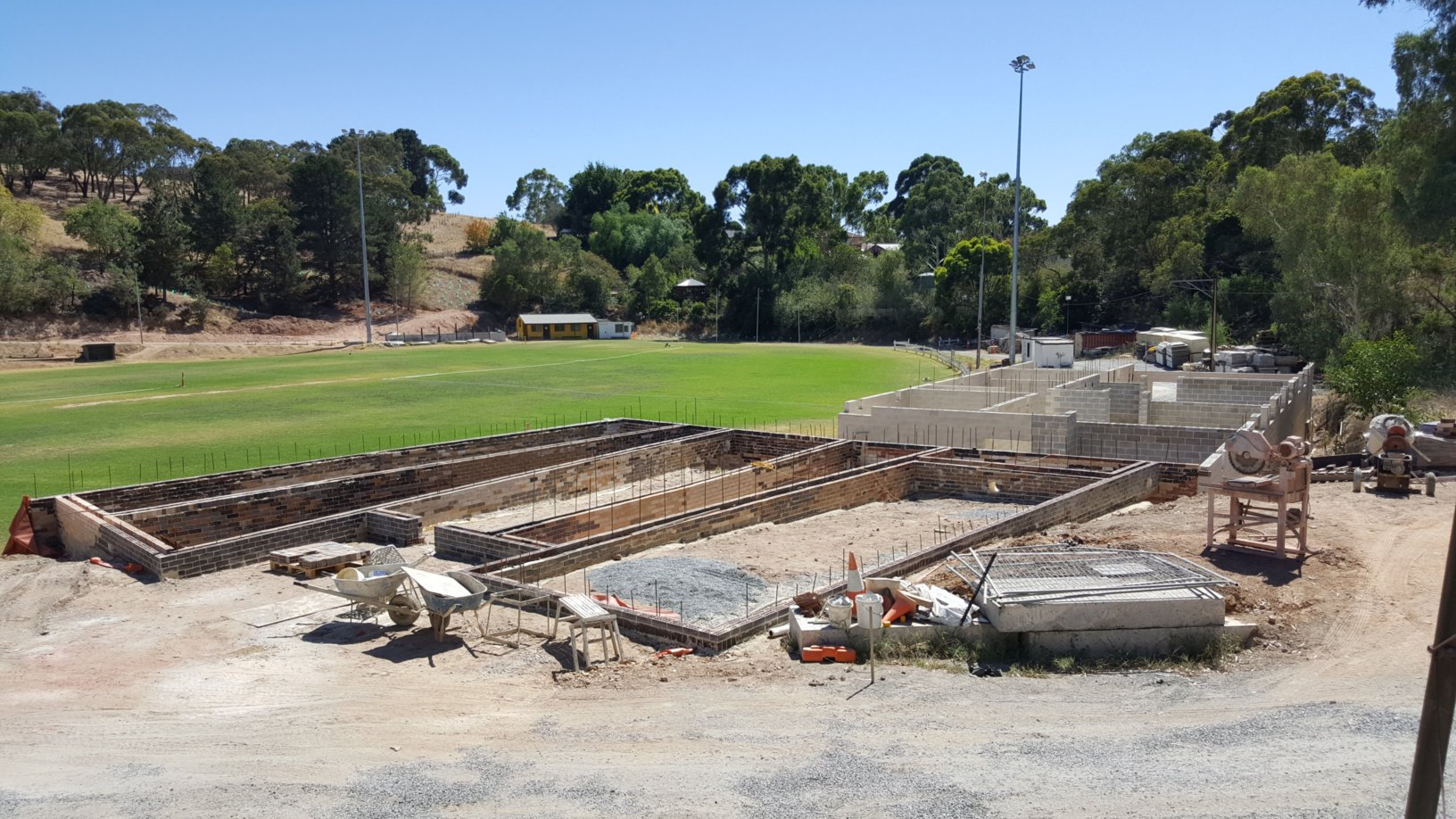 change rooms and foundations